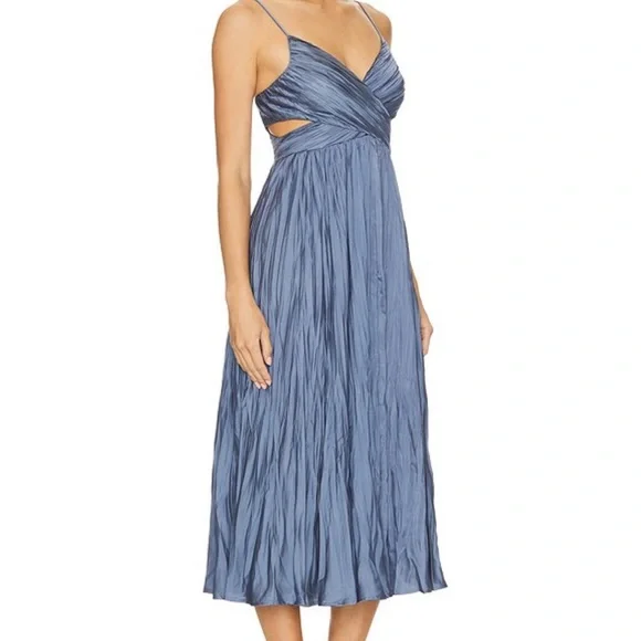 astr blue dress Sky Emrys Mini Dress